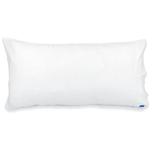DryZzz King White Microfiber Pillowcase Absorbent Cooling 2-in-1 Design Machine Washable Premium Quality