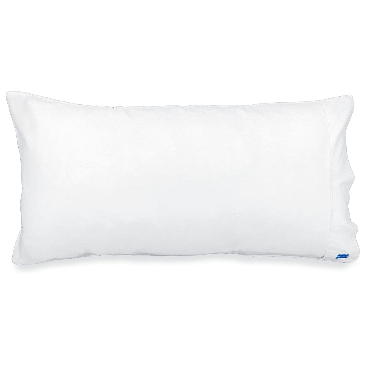 DryZzz King White Microfiber Pillowcase Absorbent Cooling 2-in-1 Design Machine Washable Premium Quality